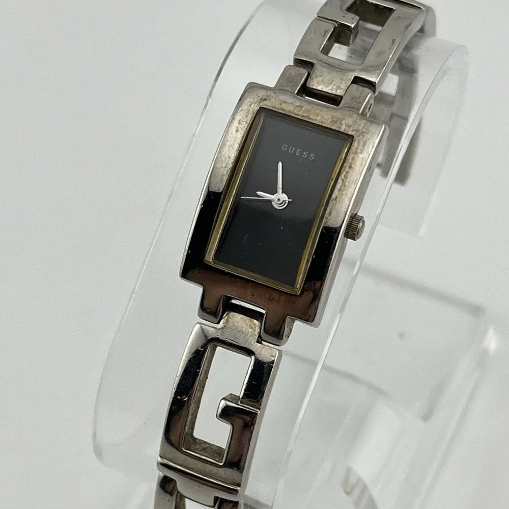 Guess Tank Women's Quartz Watch Silver G Logo 6
